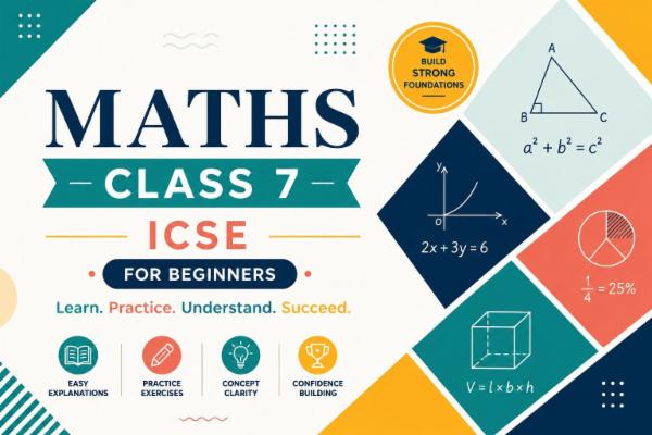 Maths Class 7 ICSE cover