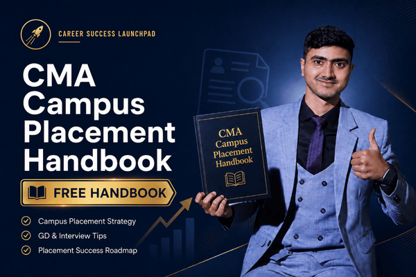 CMA Campus Placement Handbook cover