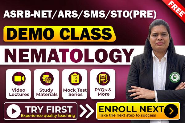 Nematology Demo Class & Free MockTest for ASRB-NET/SMS/STO cover