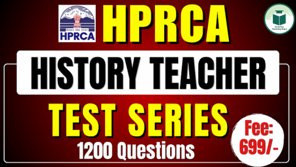 HPRCA History Teacher Test Series cover