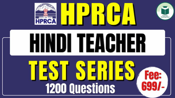 HPRCA Hindi Teacher Test Series cover