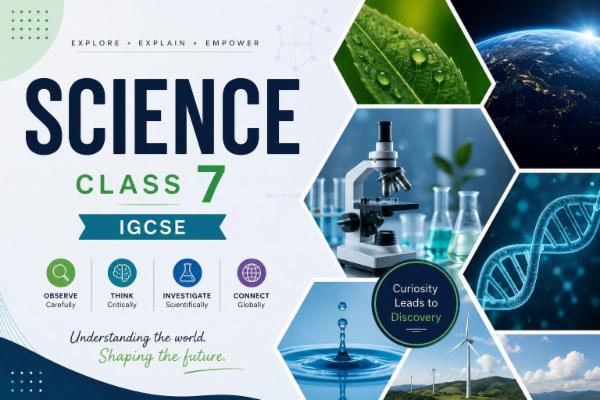 Science Class 7 IGCSE cover