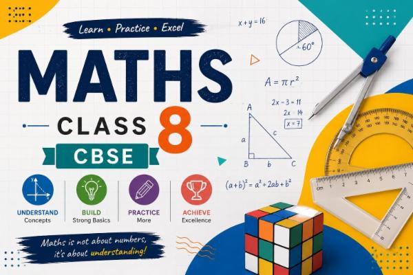 Maths Class 8 CBSE cover
