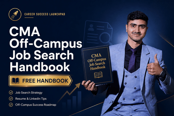 CMA Off-Campus Job Search Handbook cover