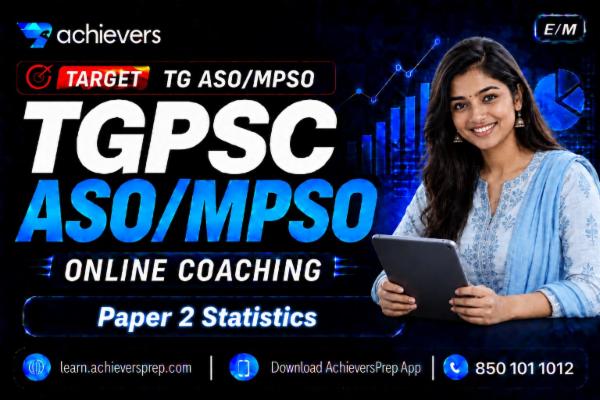 TGPSC ASO MPSO Paper 2 Online Classes cover