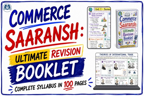 Commerce Saaransh | Ultimate Revision Booklet cover