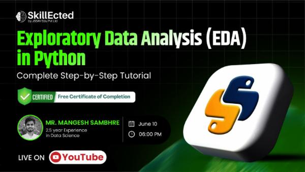 Exploratory Data Analysis (EDA) in Python – Complete Step-by-Step Tutorial (Live Bootcamp) cover