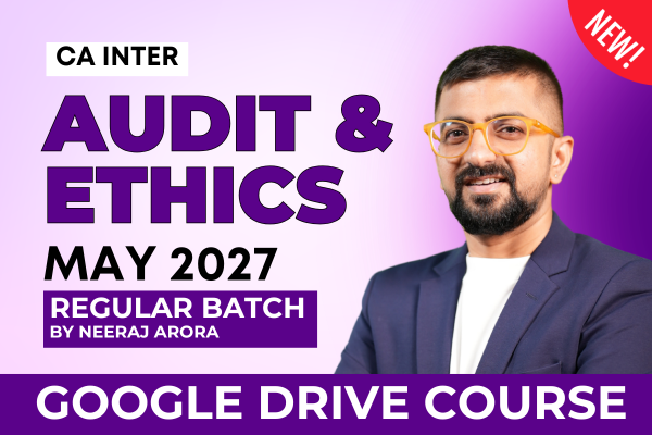 CA Inter Audit Regular Batch for May 2027 - Google Drive Classes cover