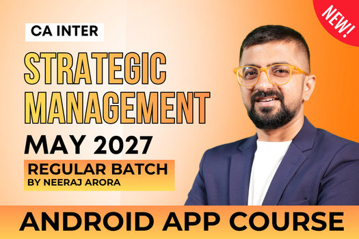 CA Inter SM Regular Batch for May 2027 - Android App Classes