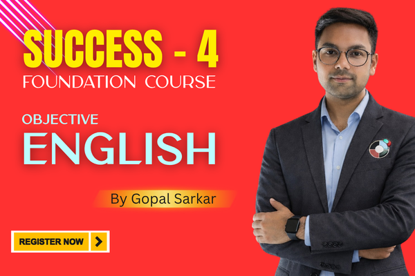 Success - 4| Foundation Course on Objective English by Gopal Sarkar cover