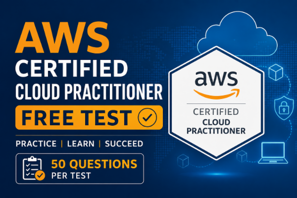 AWS Certified Cloud Practitioner - Free Test cover