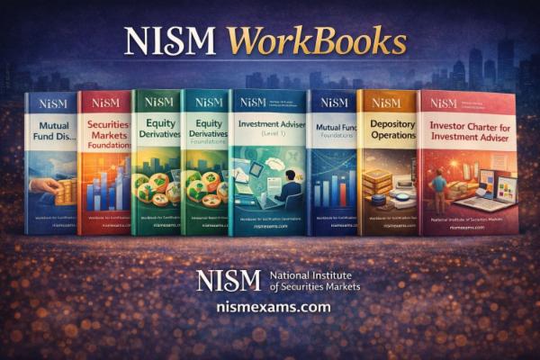 All NISM Certification Workbooks (Latest Edition) cover