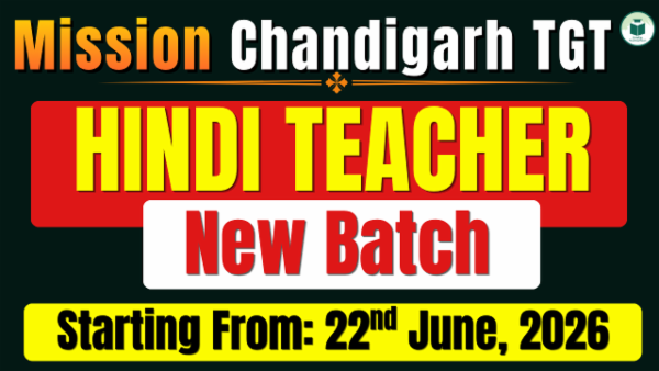 Chandigarh TGT Live Batch- 1: Hindi Teacher cover