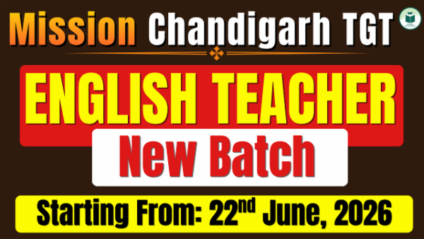 Chandigarh TGT Live Batch- 1: English Teacher cover
