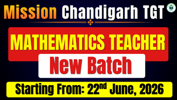 Chandigarh TGT Live Batch- 1: Mathematics Teacher cover
