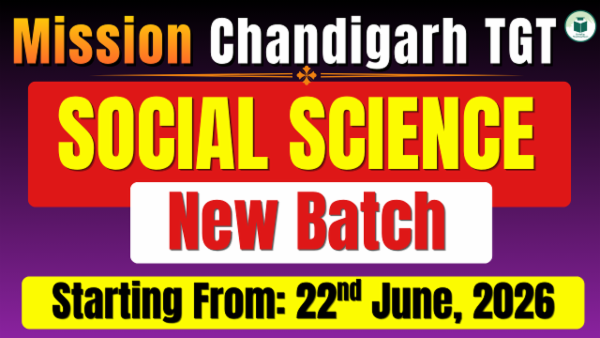 Chandigarh TGT Live Batch- 1: Social Science cover
