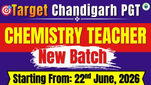 Chandigarh PGT Live Batch- 1: Chemistry Teacher cover