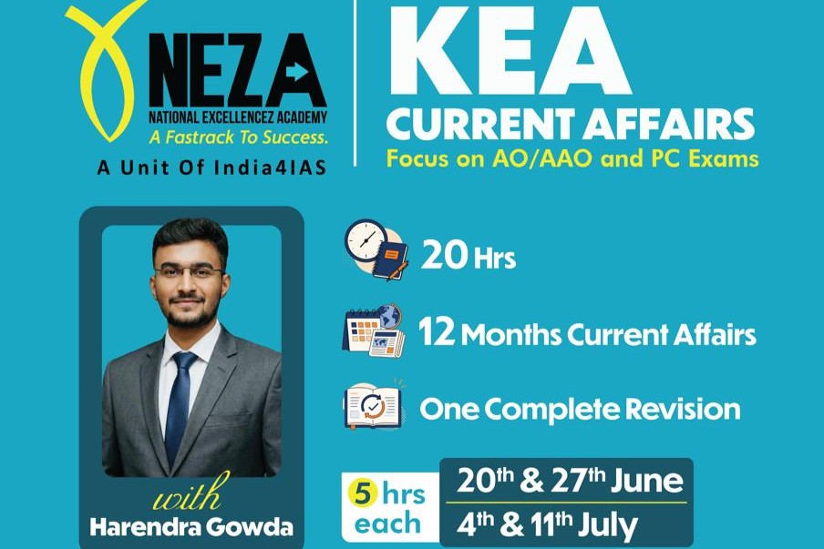 KEA CURRENT AFFAIRS - Focus on AO/AAO and PC Exams cover