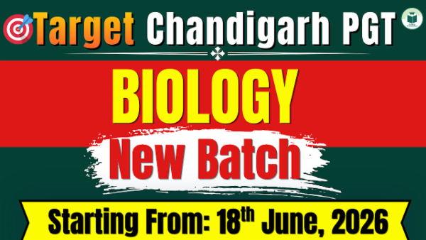 Chandigarh PGT Live Batch- 1: Biology Teacher cover