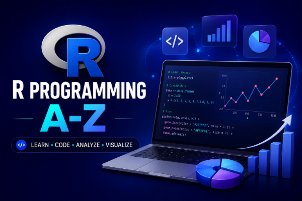 R Programming A-Z cover