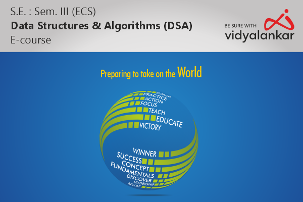 Data Structures and Algorithms [ETRX/ECS] Videos & Notes (Full Syllabus) Dec. '26 cover