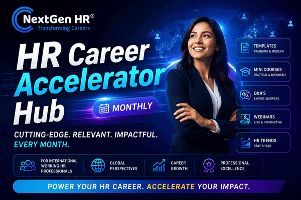 HR Career Accelerator Hub - Monthly Membership cover