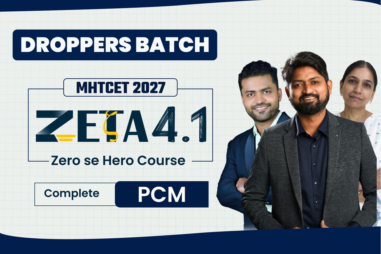 MHTCET 2027 (Droppers) PCM : Zeta 4.1 Batch cover