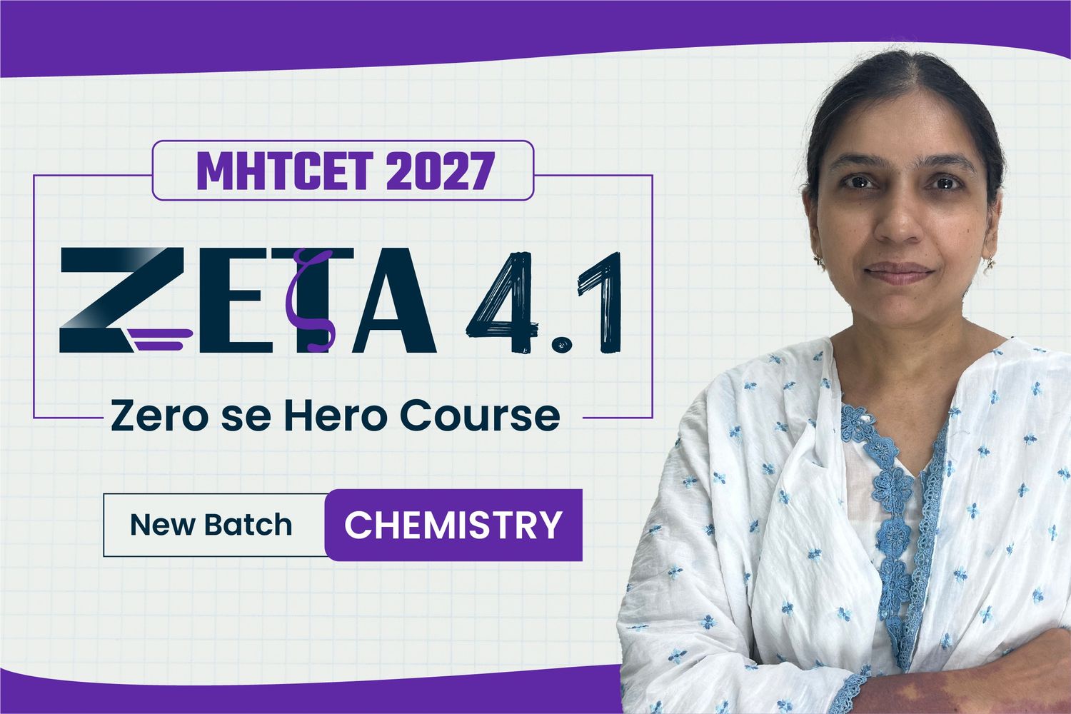 MHTCET 2027 Chemistry : Zeta 4.1Batch cover