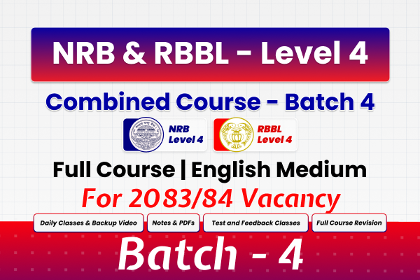 Banking Preparation Combined Batch 4 (NRB &RBB) 2083-84 cover