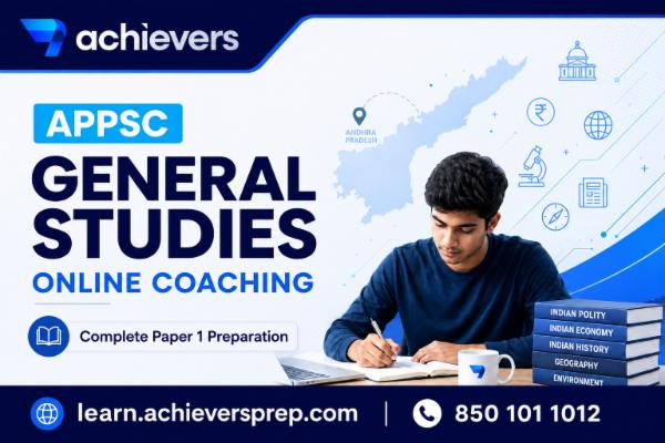 APPSC General Studies Online Classes in English cover