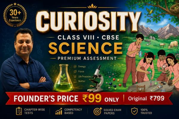 Curiosity Mastered — Class VIII CBSE Science cover