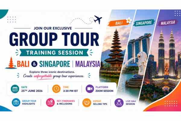 25June_3:30pm_Bali, Singapore & Malaysia Group Tour Training cover