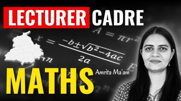 Lecturer Cadre Maths cover