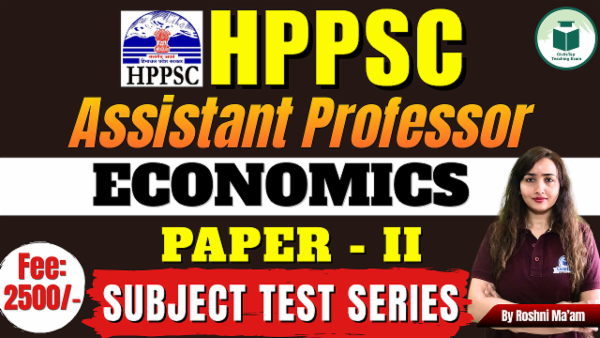 HPPSC Assistant Professor Economics Paper- II Test Series cover