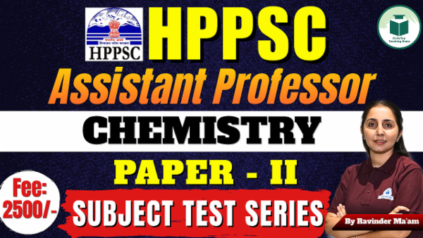 HPPSC Assistant Professor Chemistry Paper- II Test Series cover