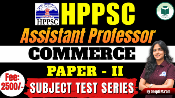 HPPSC Assistant Professor Commerce Paper- II Test Series cover