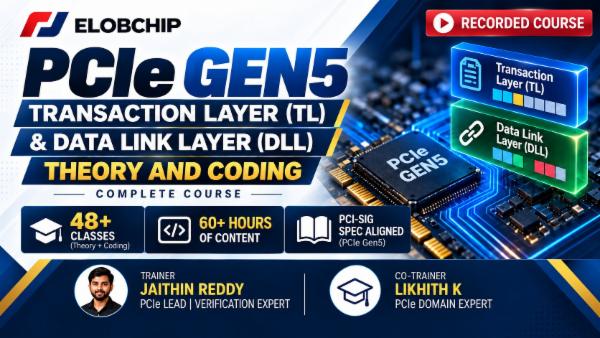 PCIE GEN5 Transaction layer and Data link layer Live class