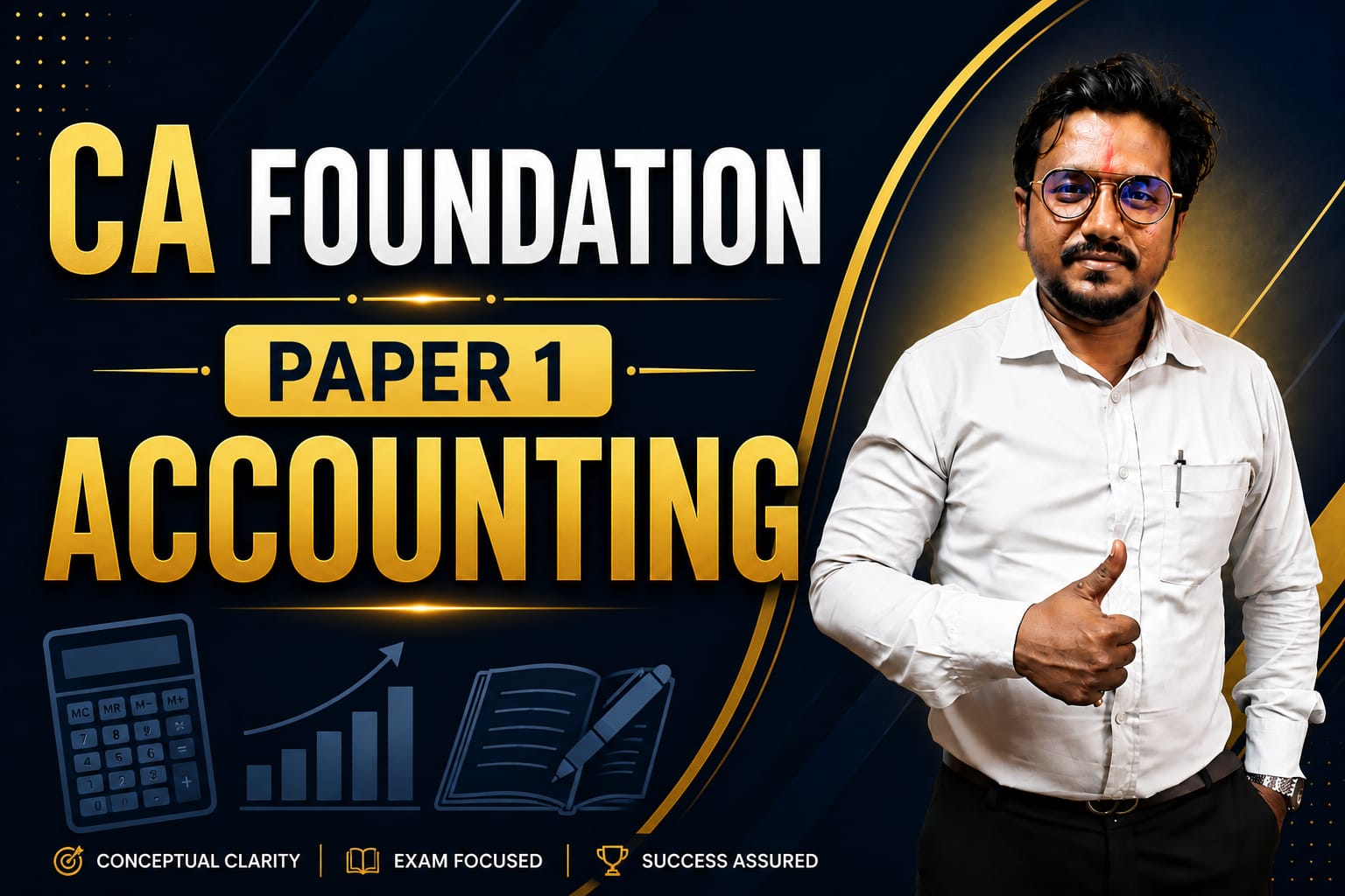 CA FOUNDATION PAPER 1 ACCOUNTING cover