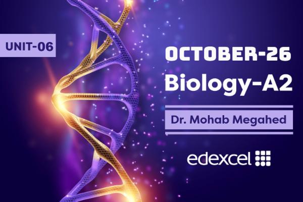 Biology A2 Edexcel Unit 6 October 2026 cover