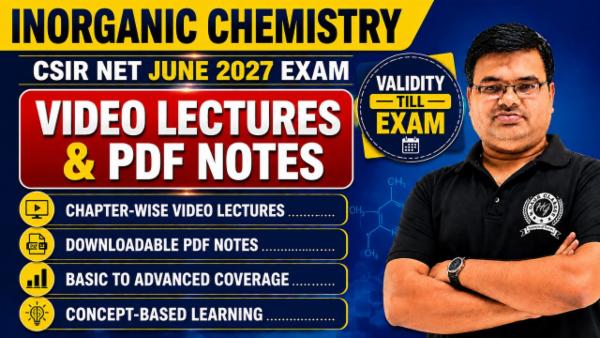 Video Lectures CSIR NET June 2027 Inorganic Chemistry (Validity Till Exam) cover