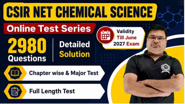 Test Series CSIR NET June 2027 Chemical Science (Validity Till Exam) cover