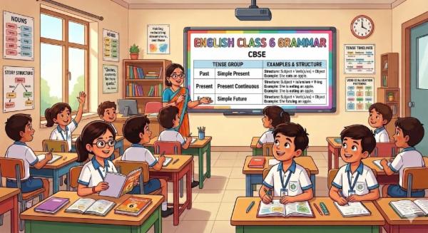 CBSE CLASS 6 ENGLISH GRAMMAR cover