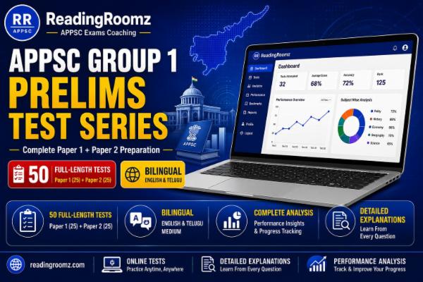 APPSC Group 1 Prelims Test Series cover