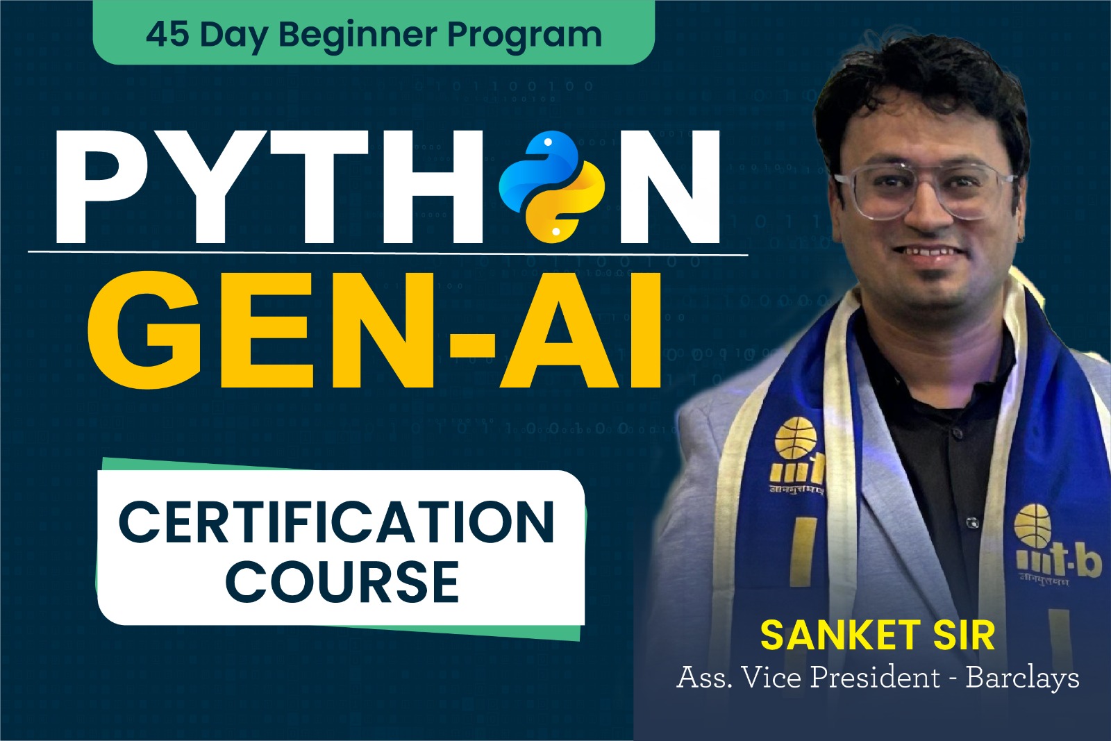 Starter Batch - Generative AI + Python (2026) Batch -1 cover