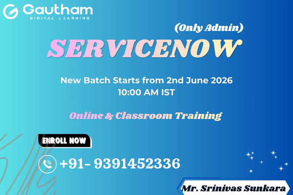 ServiceNow Live Classes - Admin Only : 2nd June 2026 10:00 AM cover