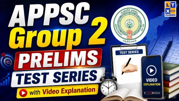 APPSC Group 2 Prelims Test Series with Video Explanation cover