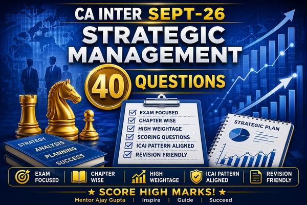 CA INTER SEPT26 SM IMPORTANT QUESTIONS LIST cover