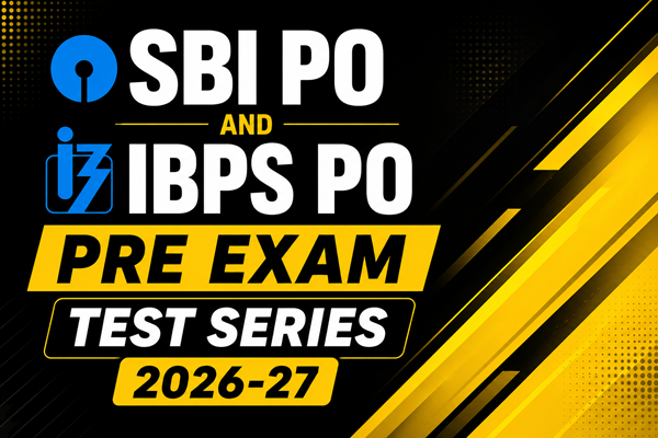 SBI PO and IBPS PO Pre Exam Test Series  cover