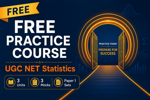Chakravyuh Pravesh: UGC NET Statistics Free Practice Test Series cover