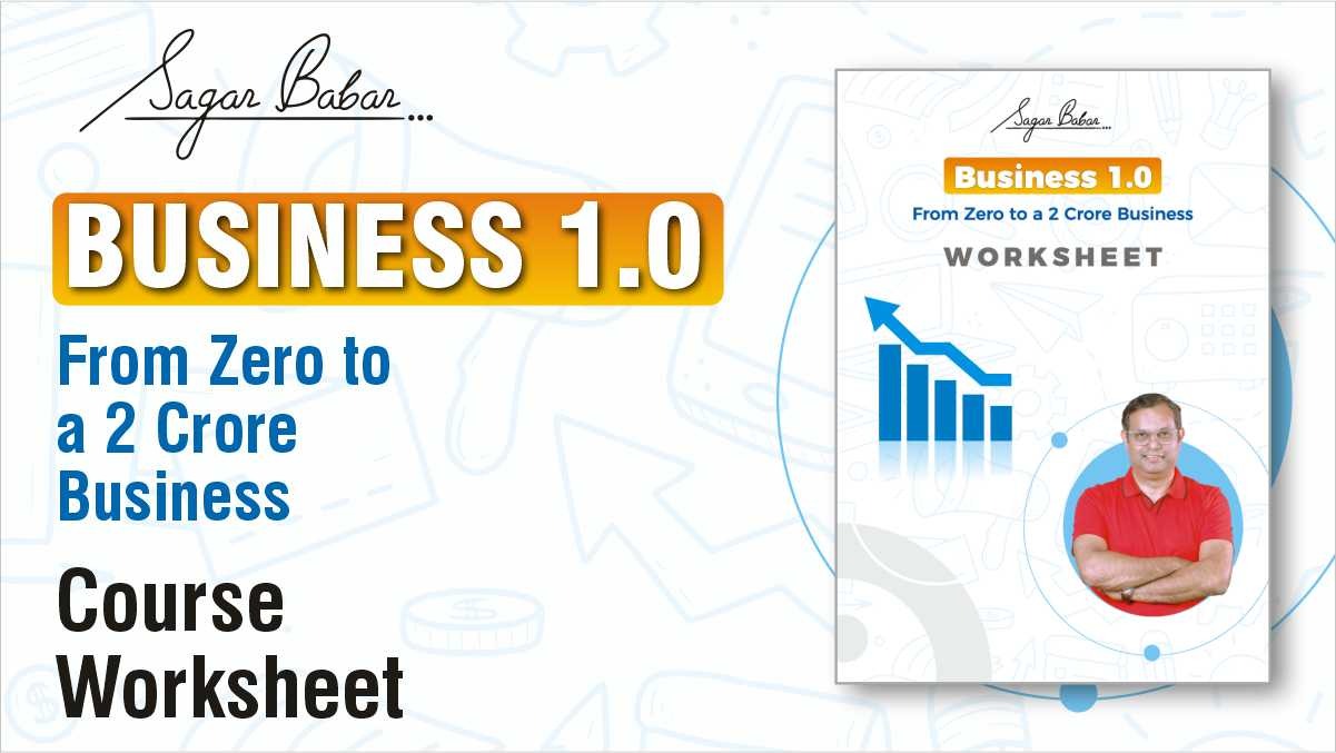 Business 1.0 - A Course Worksheet Book cover